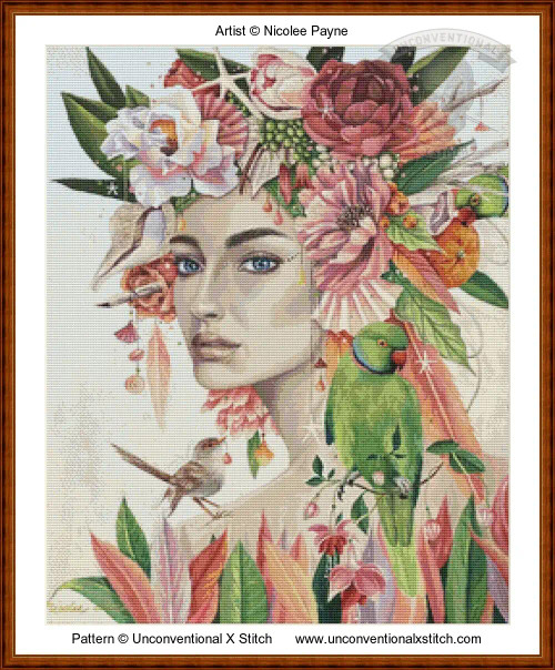 Mother Nature MINIATURE EDITION cross stitch pattern 