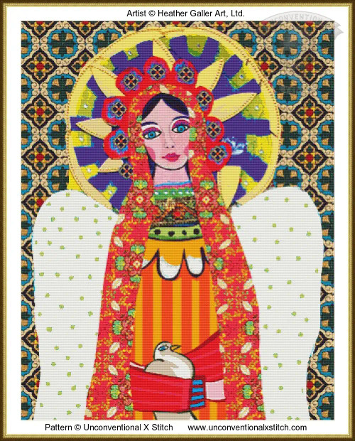 Angel 2 cross stitch pattern
