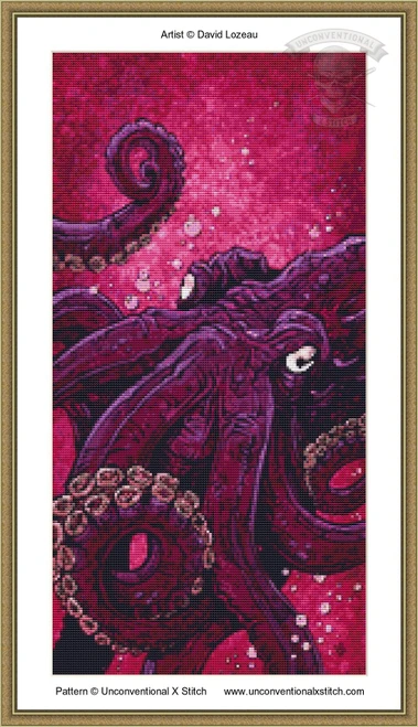 Ocean Dweller MINIATURE cross stitch pattern