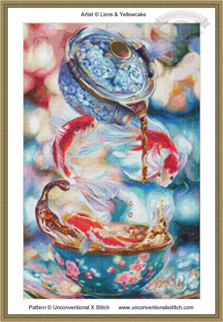 Koi MINIATURE EDITION cross stitch pattern