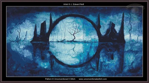 Mirror of Lost Souls cross stitch pattern