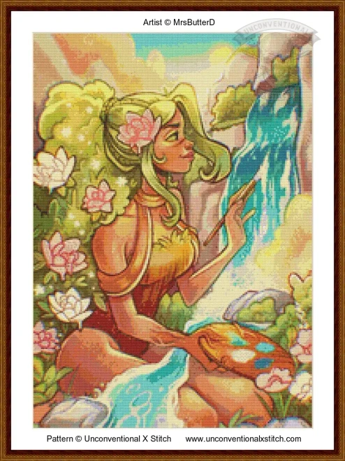 Mother Nature MINIATURE EDITION cross stitch pattern (MRSBUTTERD)