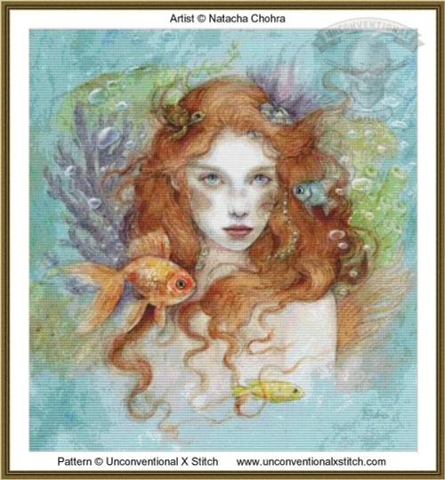 La Sirene cross stitch pattern