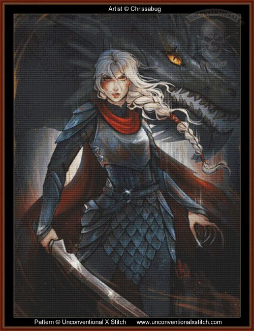 Iron Witch cross stitch pattern