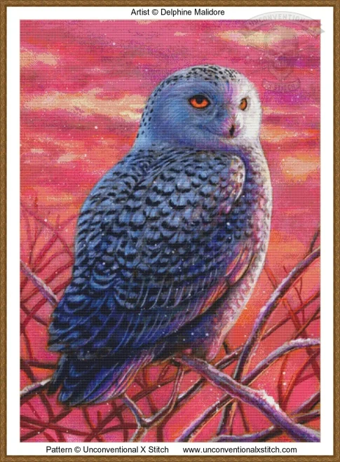 Watcher in the Sky cross stitch pattern