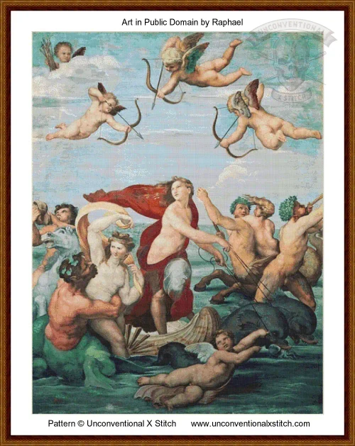 Galatea cross stitch pattern