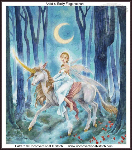 Moonchild SNIPPET EDITION cross stitch pattern (EMILY)