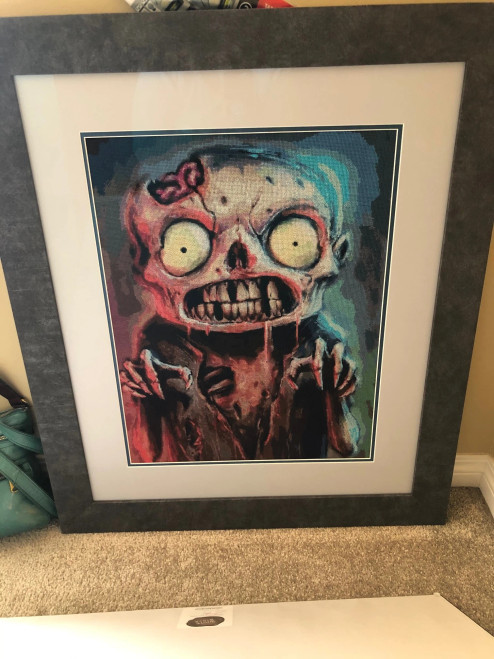 Zom cross stitch pattern
