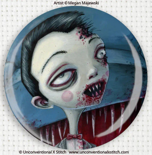 Zombie Pee Wee needle minder - Megan Majewski