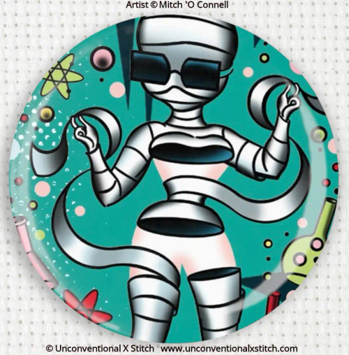 Science Babe needle minder - Mitch 'O Connell