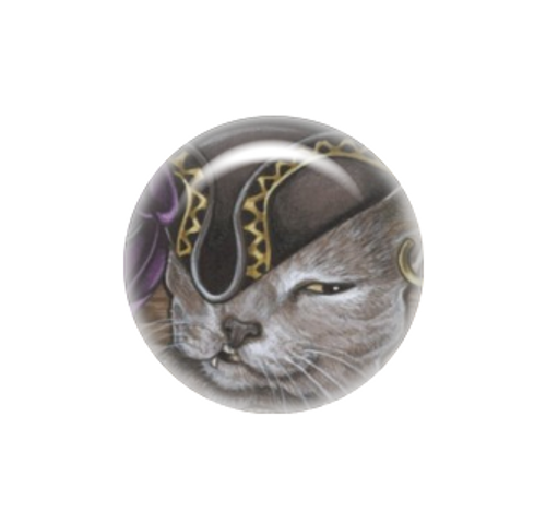 Bejewelled Cat #6 needle minder - Natalie Ewert