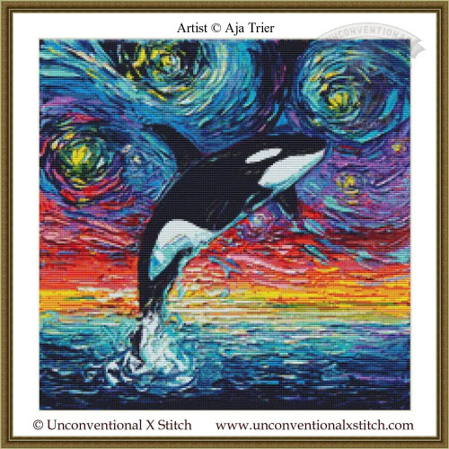 Van Gogh Never Saw Alaska cross stitch pattern