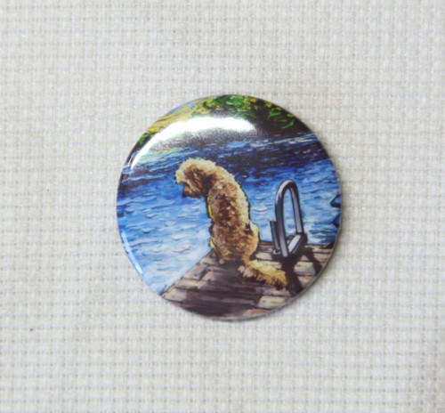 Goldendoodle Night 3 needle minder - Aja Trier