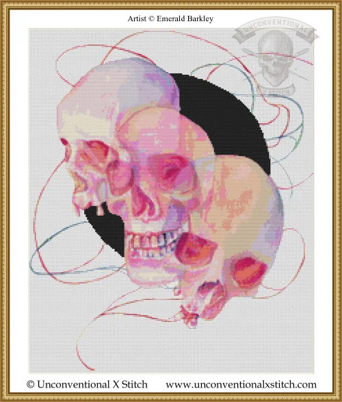 Inktober 16 cross stitch pattern