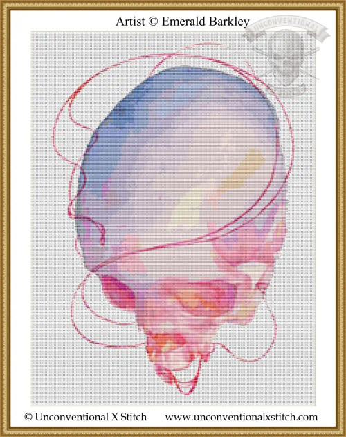 Inktober 10 cross stitch pattern