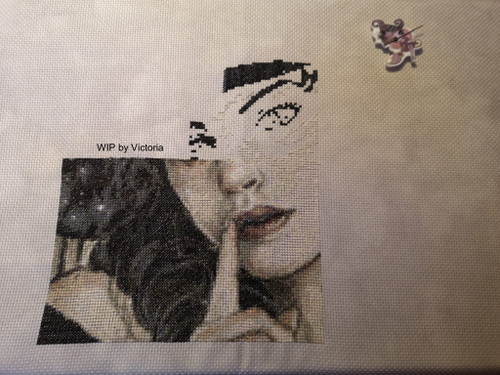 Night Witch cross stitch pattern