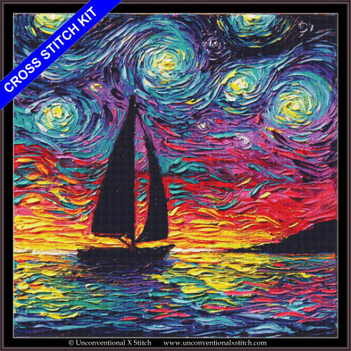 Come Sail Away (XL edition) cross stitch kit