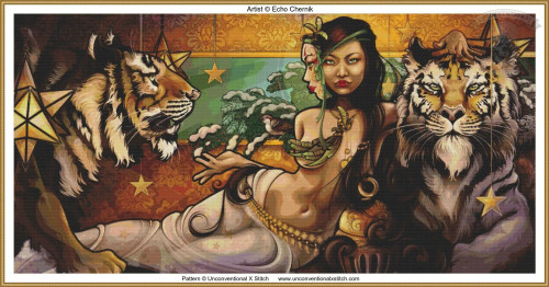 Tyger Tyger cross stitch pattern