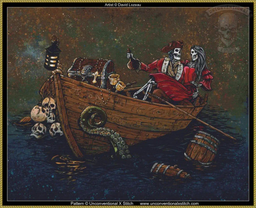 Pirates Booty cross stitch pattern