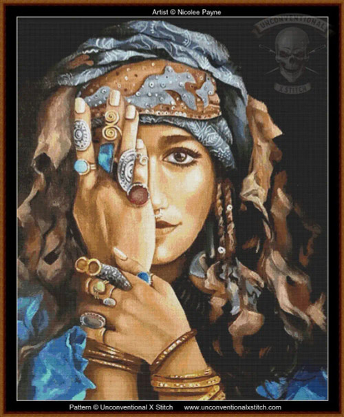 Strength cross stitch pattern (Nicolee Payne)