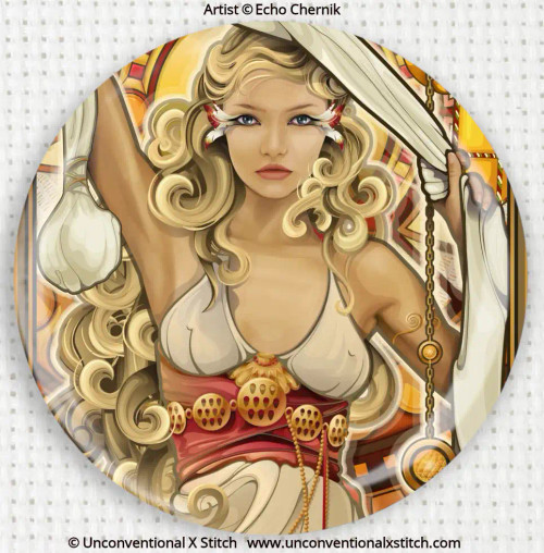 Goddess of Cheese needle minder - Echo Chernik