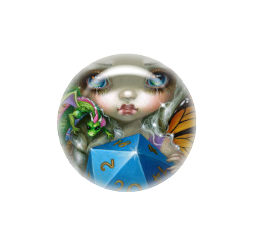 20 Sided Dice Fairy needle minder - Jasmine Becket-Griffith
