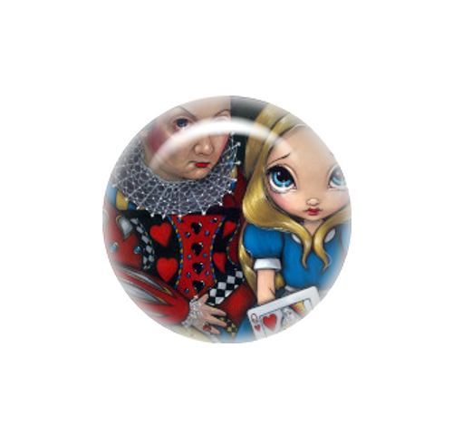 Alice and the Queen of Hearts needle minder - Jasmine Becket-Griffith