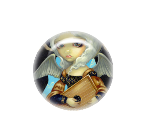 Angel with a Psaltery needle minder - Jasmine Becket-Griffith