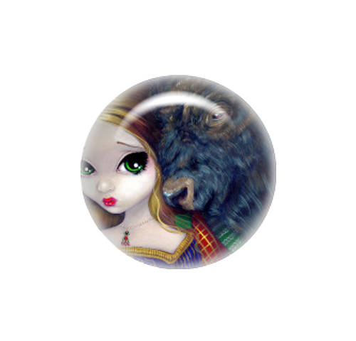 Beauty and the Beast needle minder - Jasmine Becket-Griffith