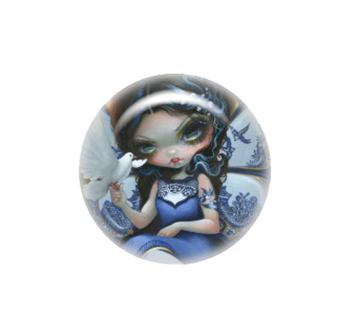 Blue Willow Fairy needle minder - Jasmine Becket-Griffith