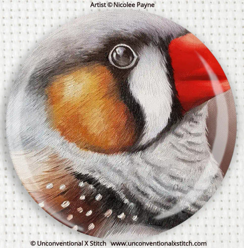 Zebra Finch needle minder - Nicolee Payne