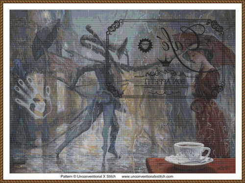 Life is a Dance in the Rain IV cross stitch pattern