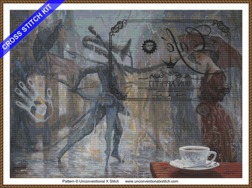 Life is a Dance in the Rain IV cross stitch kit