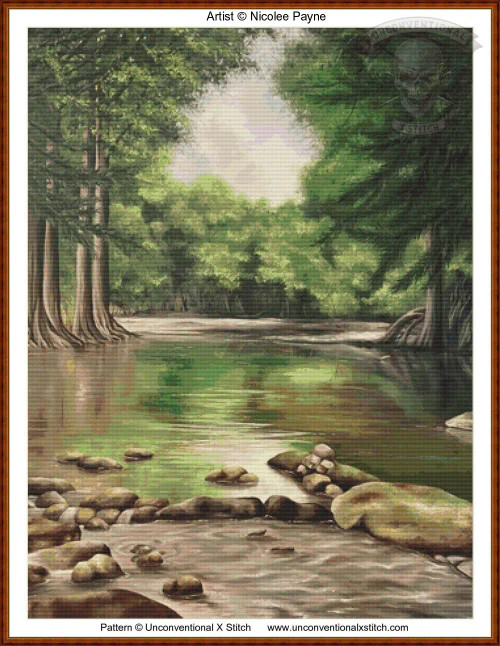 Still Waters cross stitch pattern