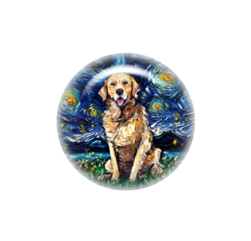 Golden Retriever needle minder - Aja Trier