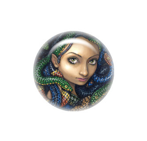 Portrait of Medusa needle minder - Jasmine Becket-Griffith