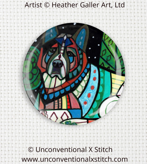 Akita 9 needle minder - Heather Galler Art, Ltd