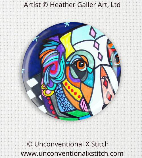 Australian Shepherd 5 needle minder - Heather Galler Art, Ltd