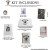 Lock cross stitch kit