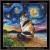 cross stitch pattern in the style of Vincent Van Gogh stary night of a calico cat with backdrop of starry night
