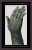  cross stitch pattern of a hand with blue green pustules as a scientific representation of smallpox