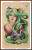 Green Haired Cat Girl cross stitch pattern