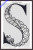 Tentacle Alphabet Letter S cross stitch kit