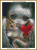 A Dragonling Valentine cross stitch pattern
