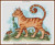 What the Cat Dragged In cross stitch pattern