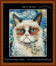 Vincent Van No cross stitch pattern