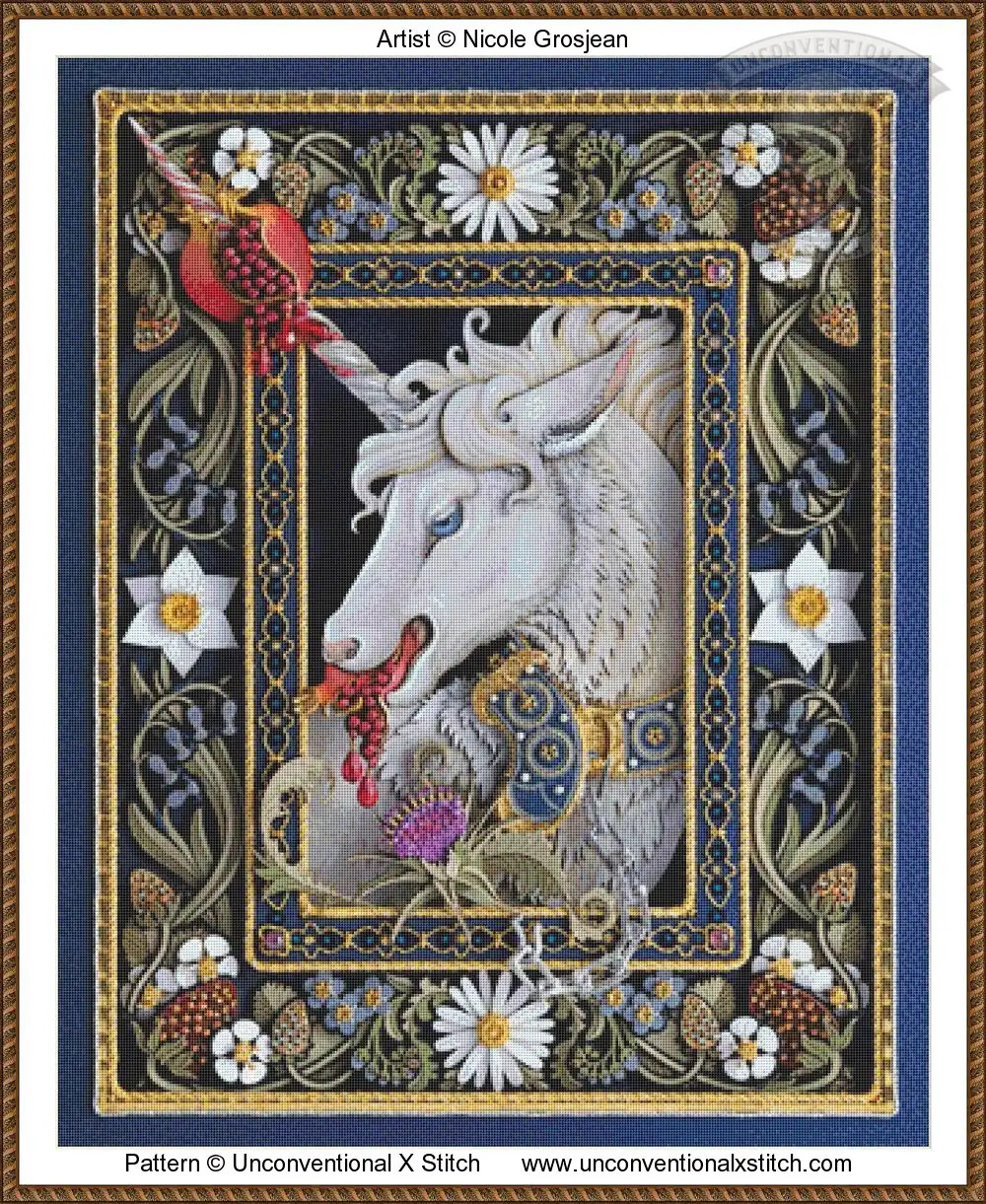 A Gilded Chain is Still a Chain cross stitch pattern