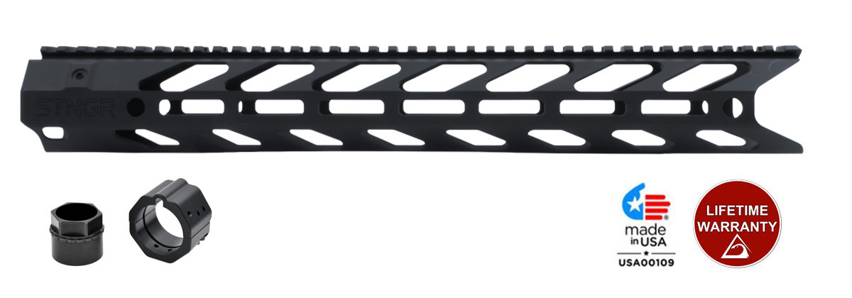 HWK XL® M-LOK Free Float Suppressor Ready Handguard 15.5