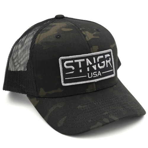 STNGR USA Patch Hat - Multicam Black