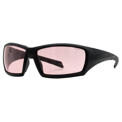 STNGR Ridge® BrightEdge Red Shooting Glasses (L/XL) – w/ Smoke or Clear Lenses